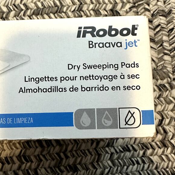 iRobot Braava Jet Dry Sweeping Pads White Refill 10 Cleaning Pads - Picture 6 of 6